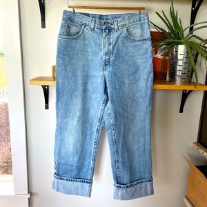 Vintage Faded Glory Relaxed Fit Boyfriend Jeans Men’s Size 33 x 30 Fit Wmn 6 8